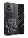 Силиконовый чехол "Мозг программиста" на OnePlus 10R/Ace / Ван Плас 10R/Ace