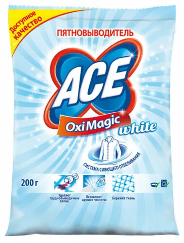 Пятновыводитель Ace "Oxi Magic", 200 г